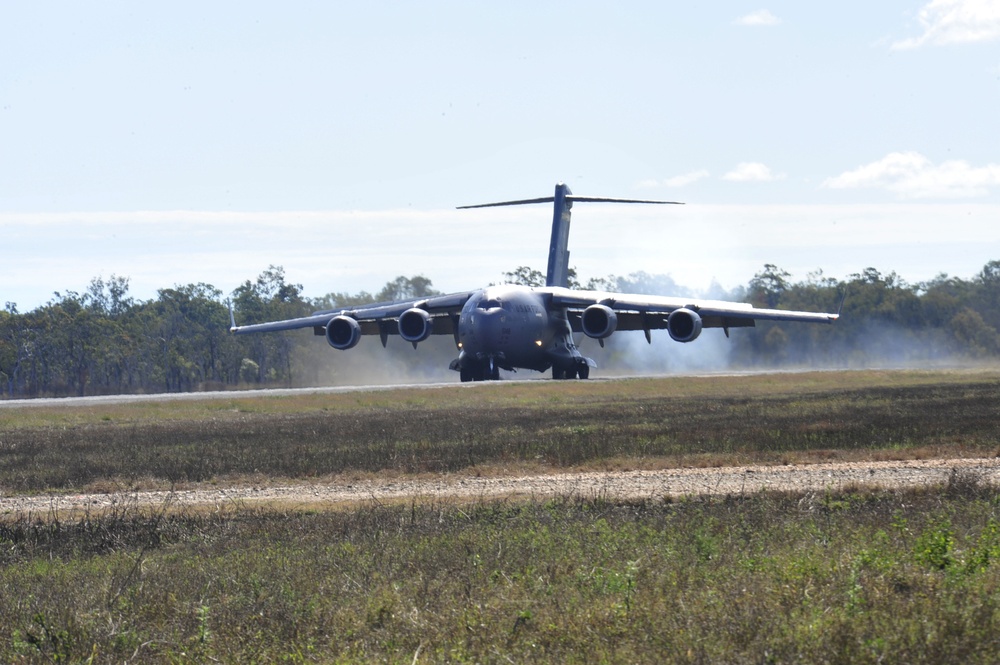 US Air Force 36th Expeditionary Contingency Response Squadron during Talisman Sabre 2011