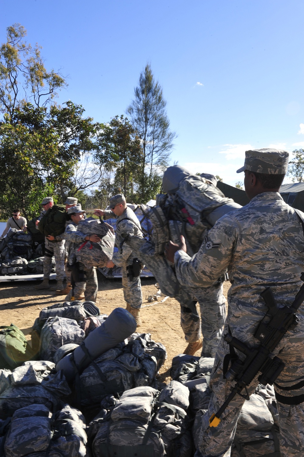 US Air Force Williamson Air Field during Talisman Sabre 11