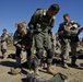 US Air Force 36th Expeditionary Contingency Response Squadron jump from a C-17 during Talisman Sabre 2011