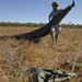 US Air Force 36th Expeditionary Contingency Response Squadron jump from a C-17 during Talisman Sabre 2011