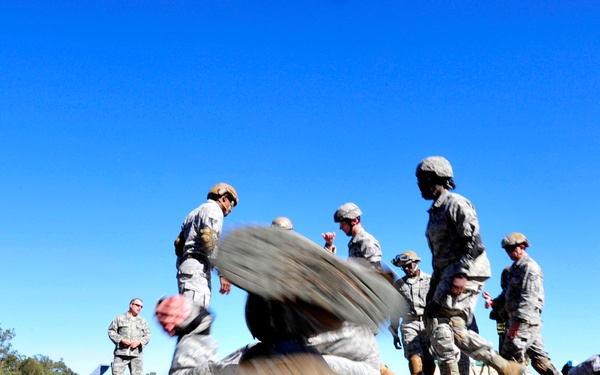 US Air Force 36th Expeditionary Contingency Response Squadron train during Talisman Sabre 2011