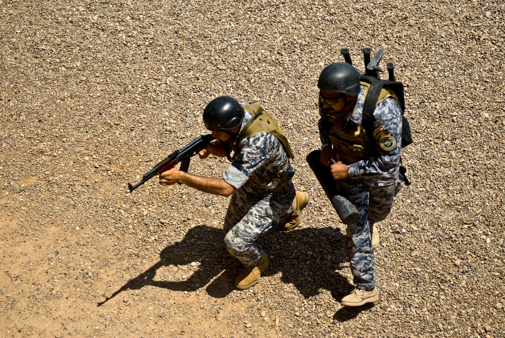 Iraqi paramilitary police training