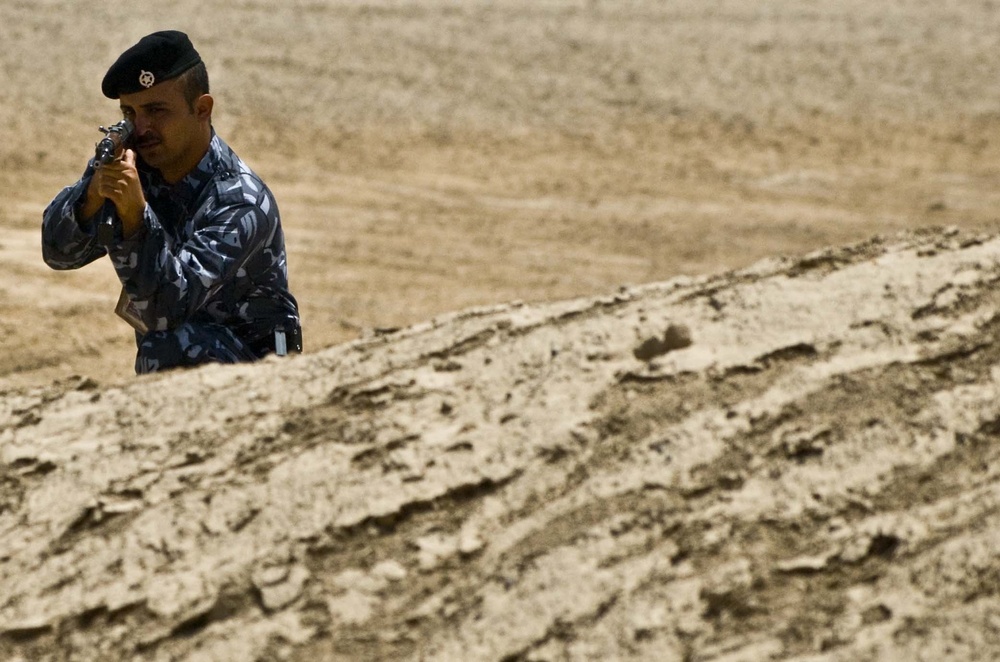 Iraqi paramilitary police training