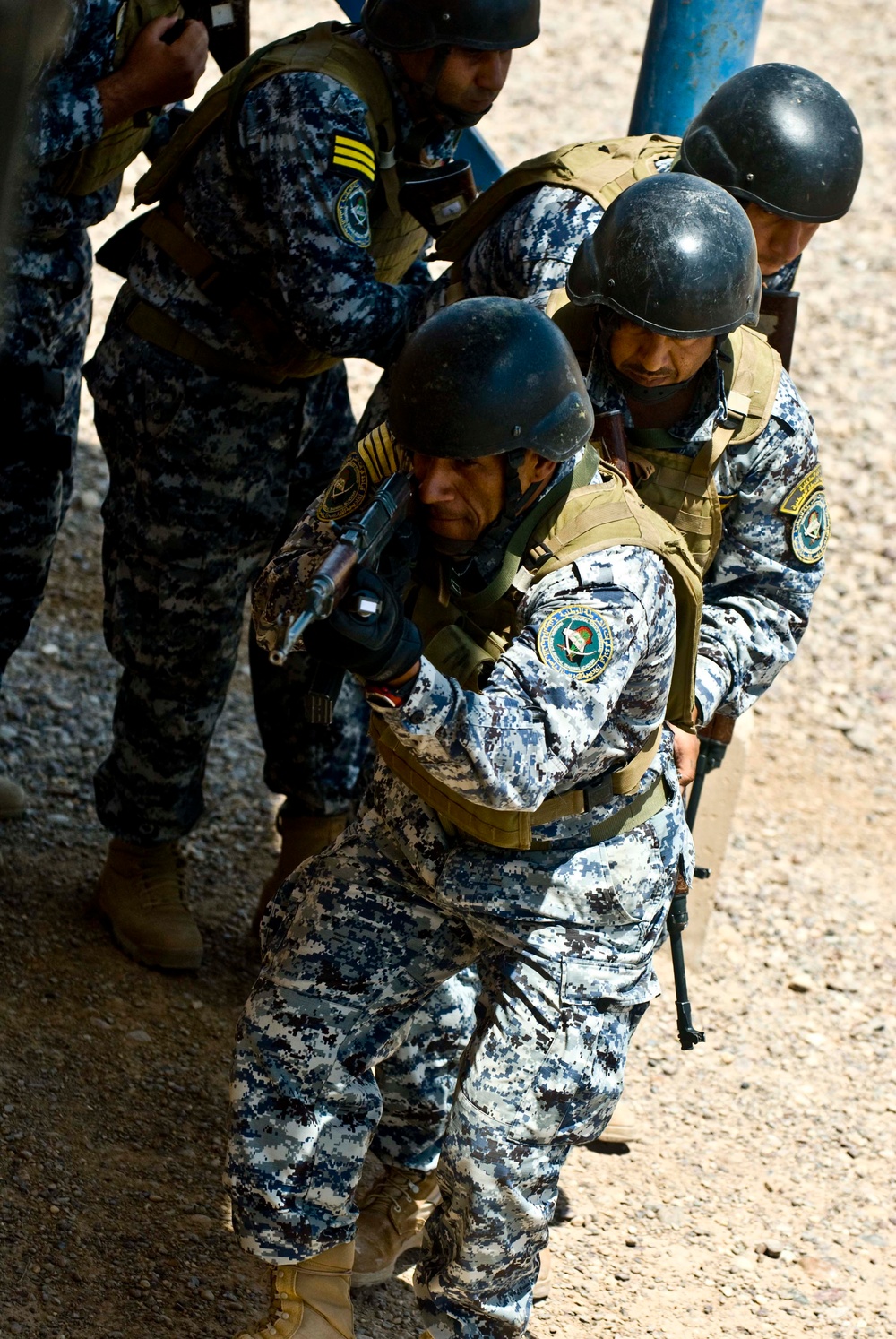 Iraqi paramilitary police training