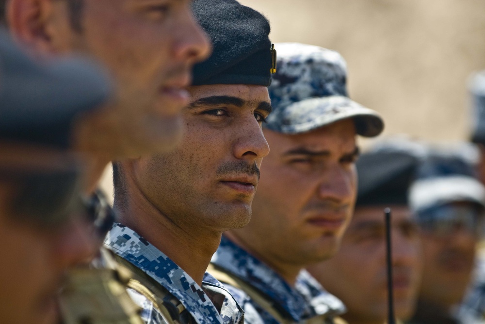 Iraqi paramilitary police training