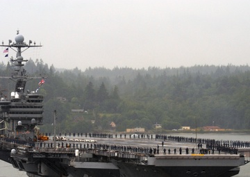 USS John C. Stennis departs Naval Base Kitsap