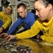 USS Ronald Reagan sailors stage aircraft models