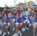 NAF Atsugi commanding officer dances during Awa Odori festival