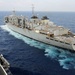 USNS Supply pulls alongside USS Dwight D. Eisenhower