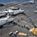 USS George Washingto sailors move mail