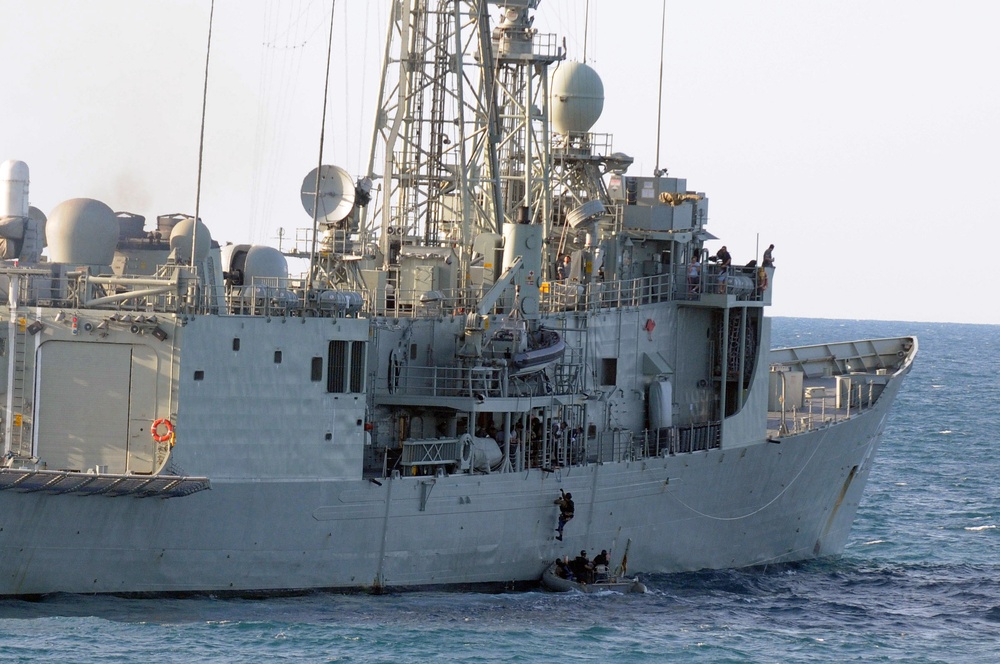 USS Curtis Wilbur action