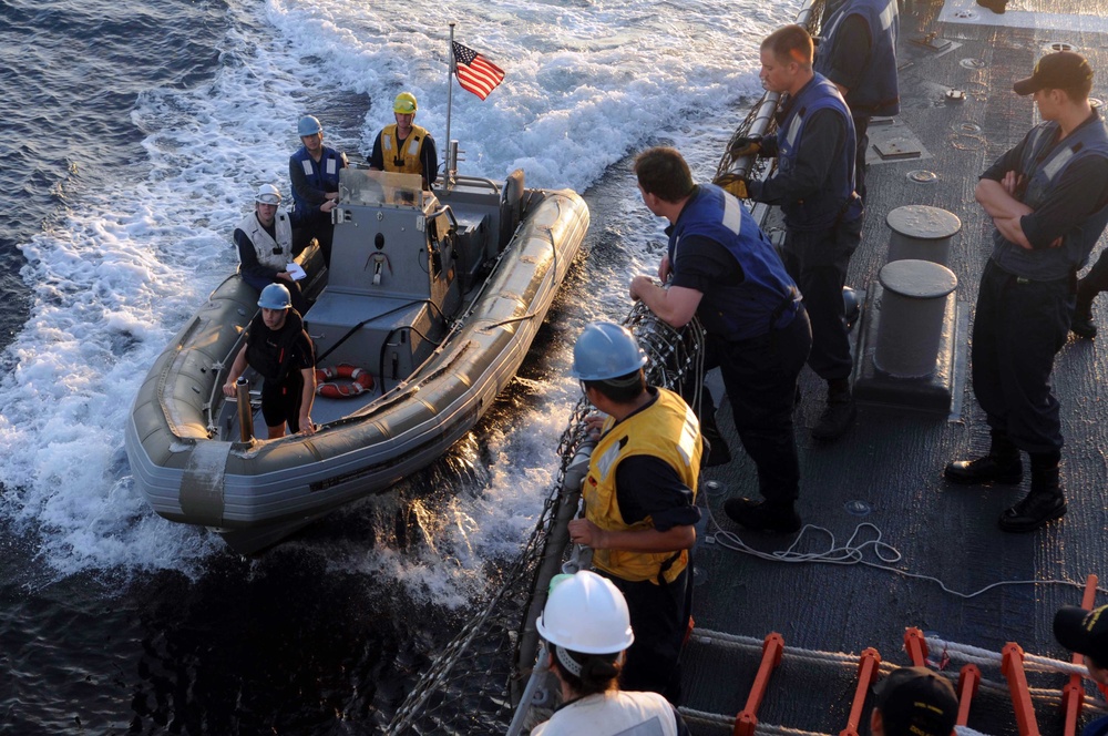 USS Curtis Wilbur action