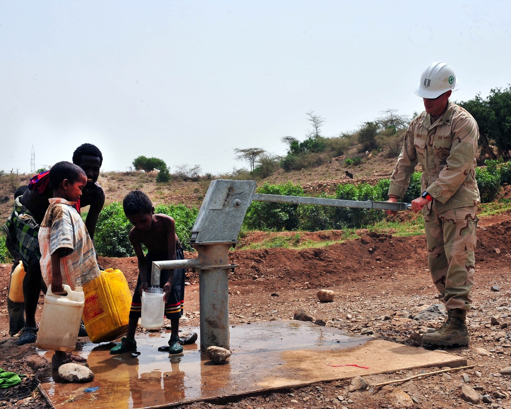Navy Seabees, Army civil affairs bring water to Dire Dawa