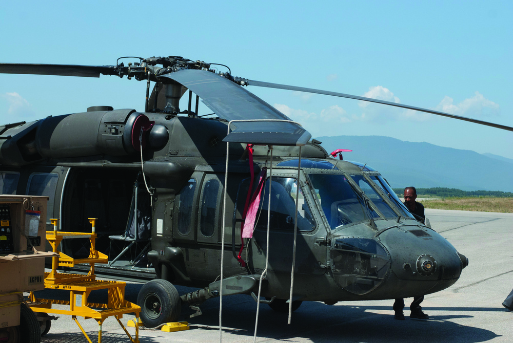 Camp Bondsteel's mechanics keep Black Hawks aloft