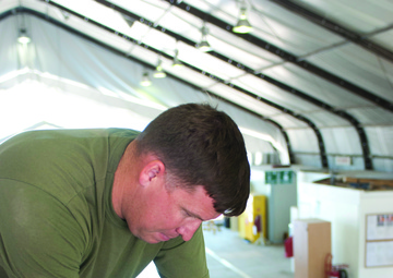 Camp Bondsteel's mechanics keep Black Hawks aloft