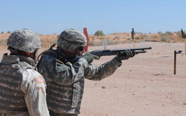 Firing the shotgun