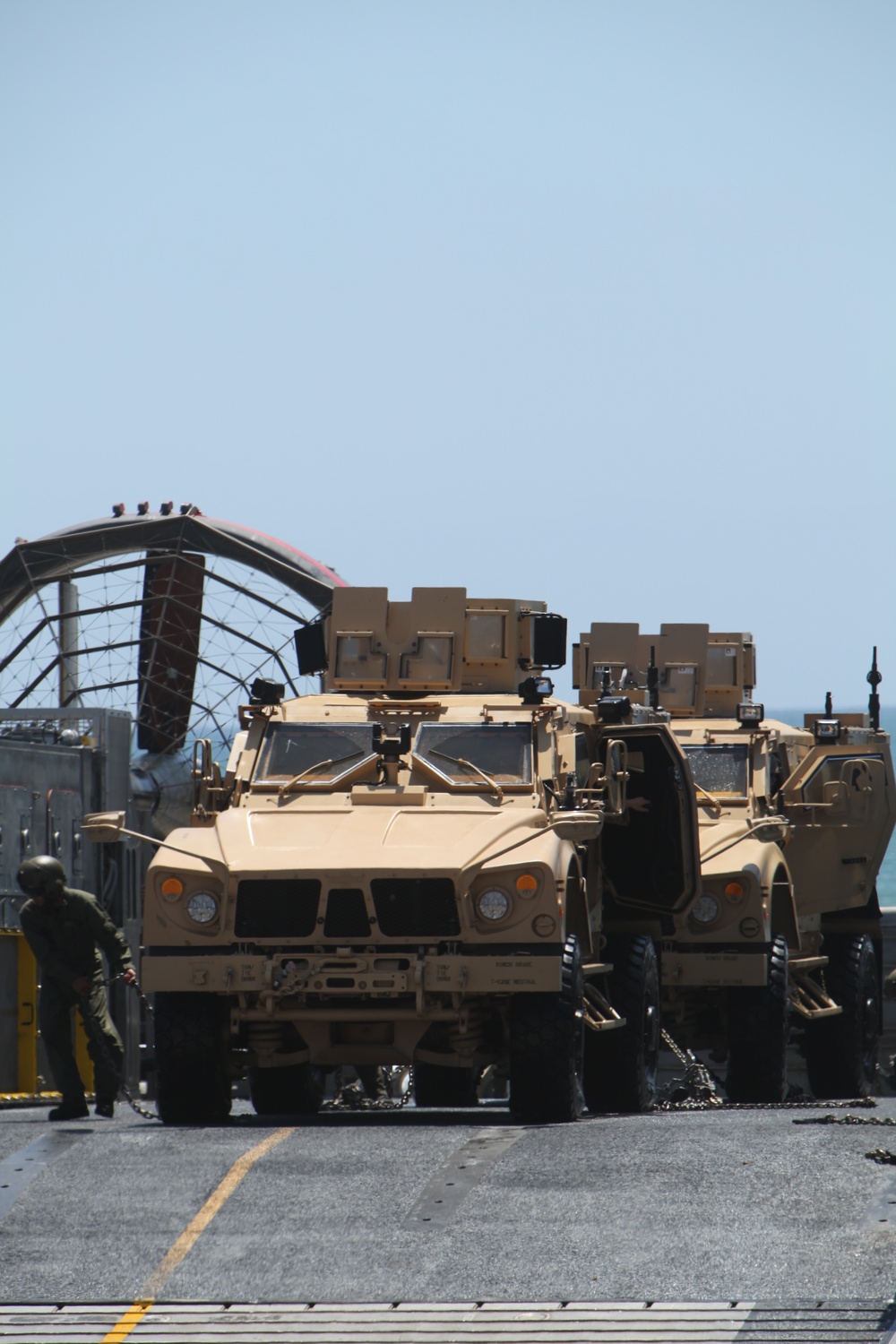 Landing Support Company, Assault Craft Unit 5 conduct MPF training