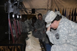 Paying their respects