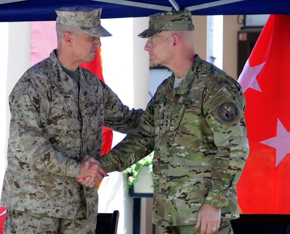 Huber takes command of Combined Joint Interagency Task Force 435