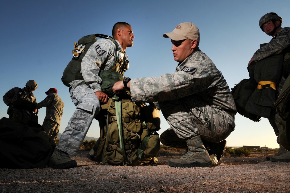 RED HORSE airmen and Nevada Army National Guard conduct joint training