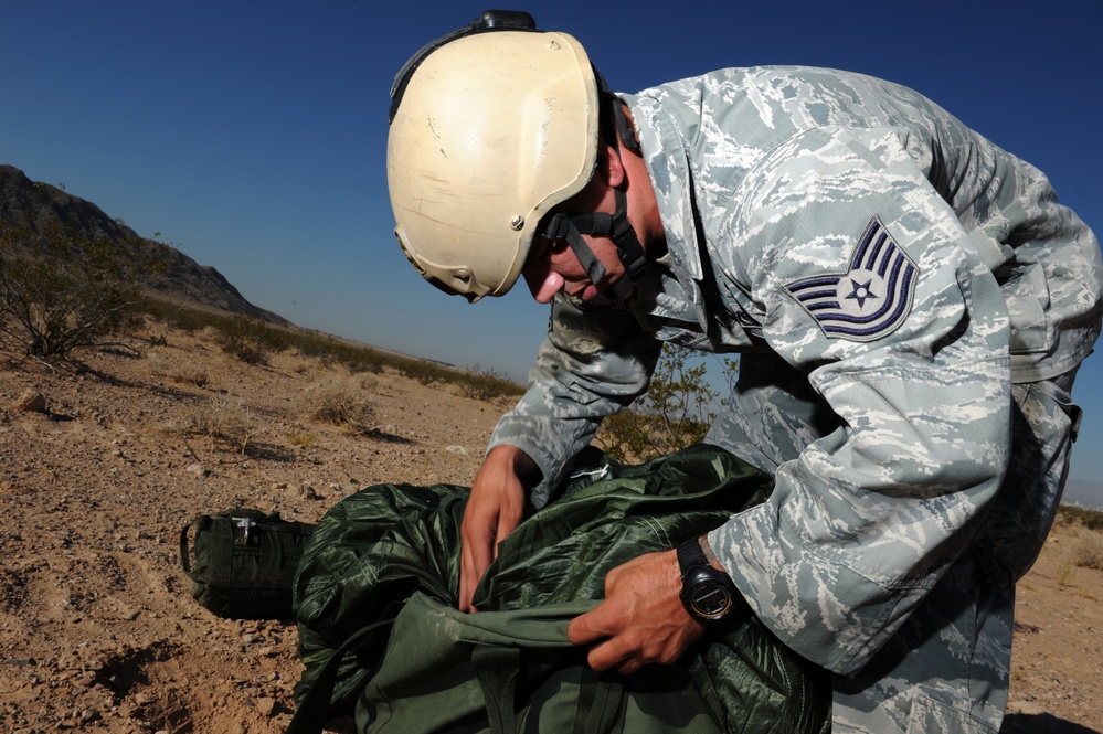 RED HORSE airmen and Nevada Army National Guard conduct joint training