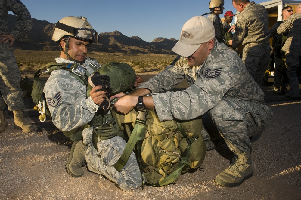 RED HORSE airmen and Nevada Army National Guard conduct joint training