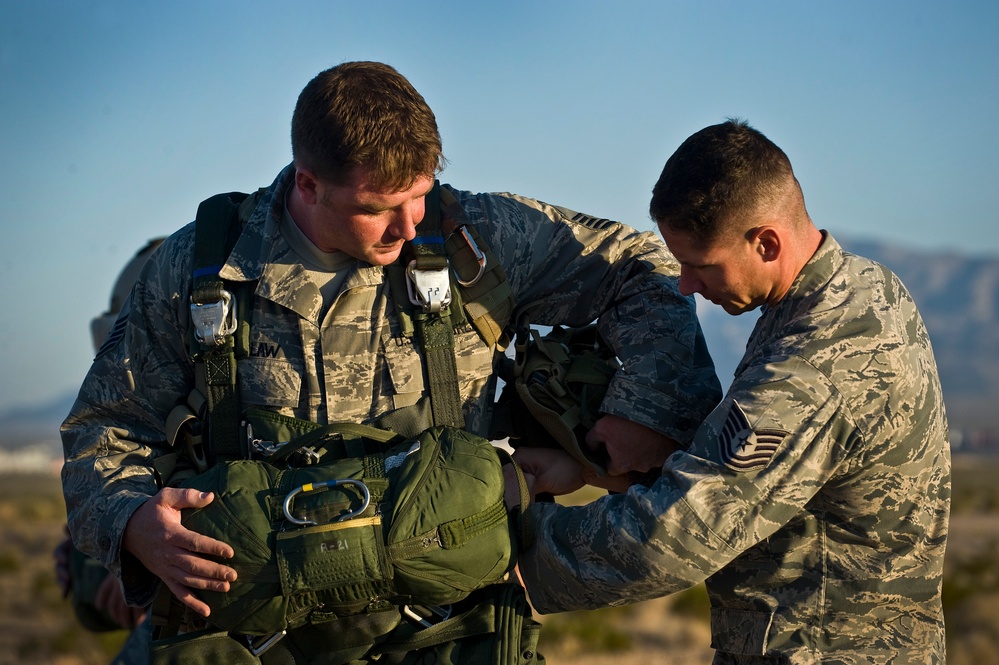 RED HORSE airmen and Nevada Army National Guard conduct joint training