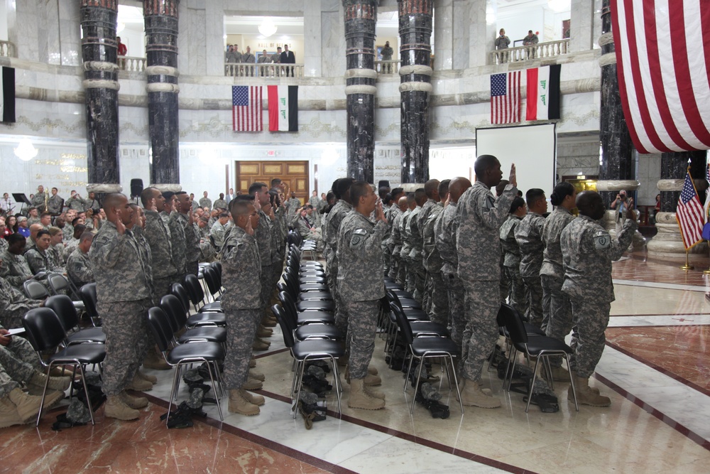 Naturalization ceremony