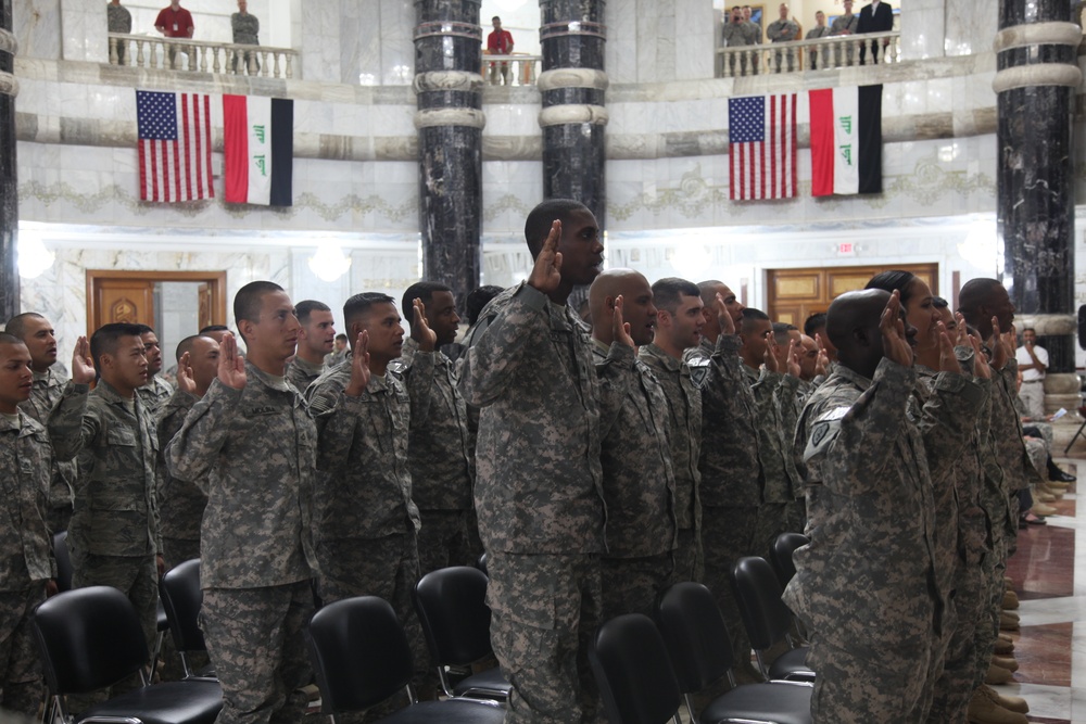 Naturalization ceremony