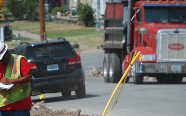 Corps monitors progress on debris removal