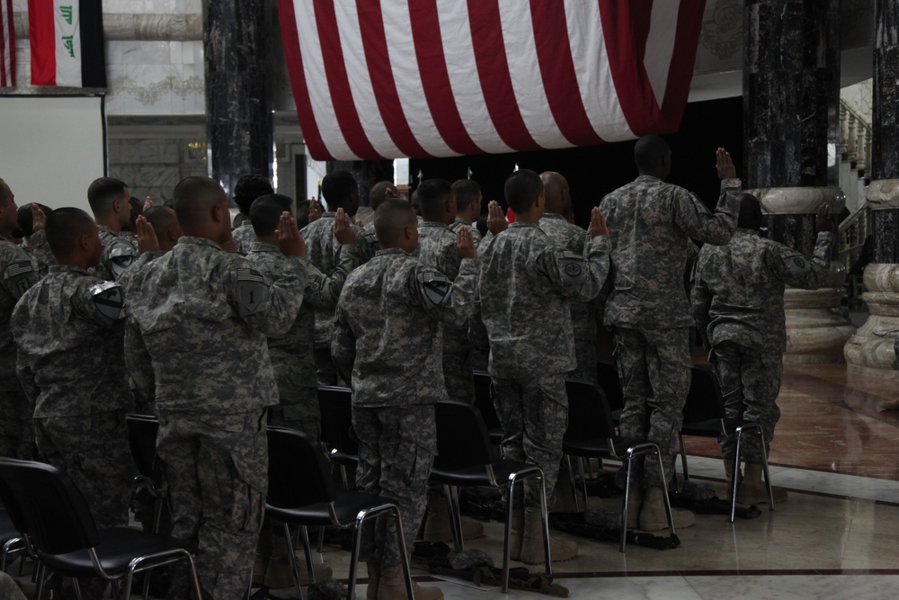 Naturalization ceremony