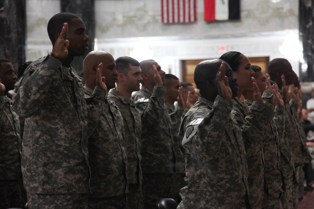 Naturalization ceremony