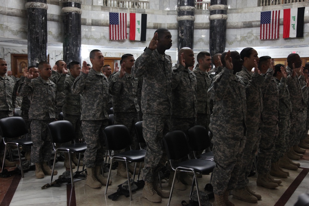 Naturalization ceremony