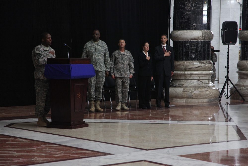 Naturalization ceremony