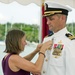Change of command ceremony at US Naval Base Guam