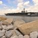 USS Dwight D. Eisenhower approaches port
