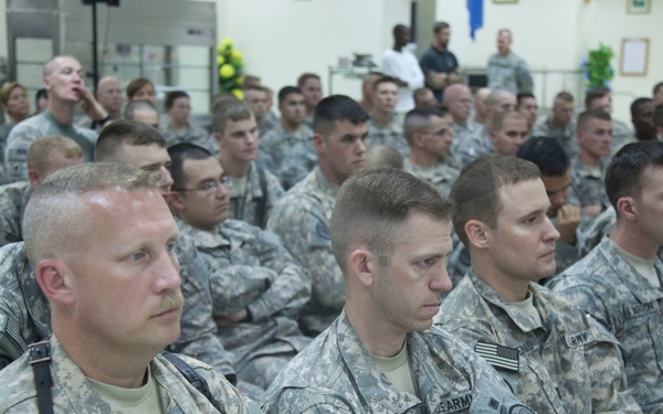 Memorial at COB Delta