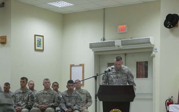 Memorial at COB Delta