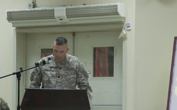 Memorial at COB Delta