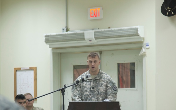 Memorial at COB Delta