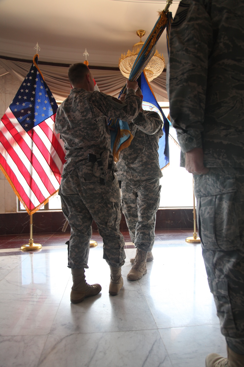 Change of command ceremony