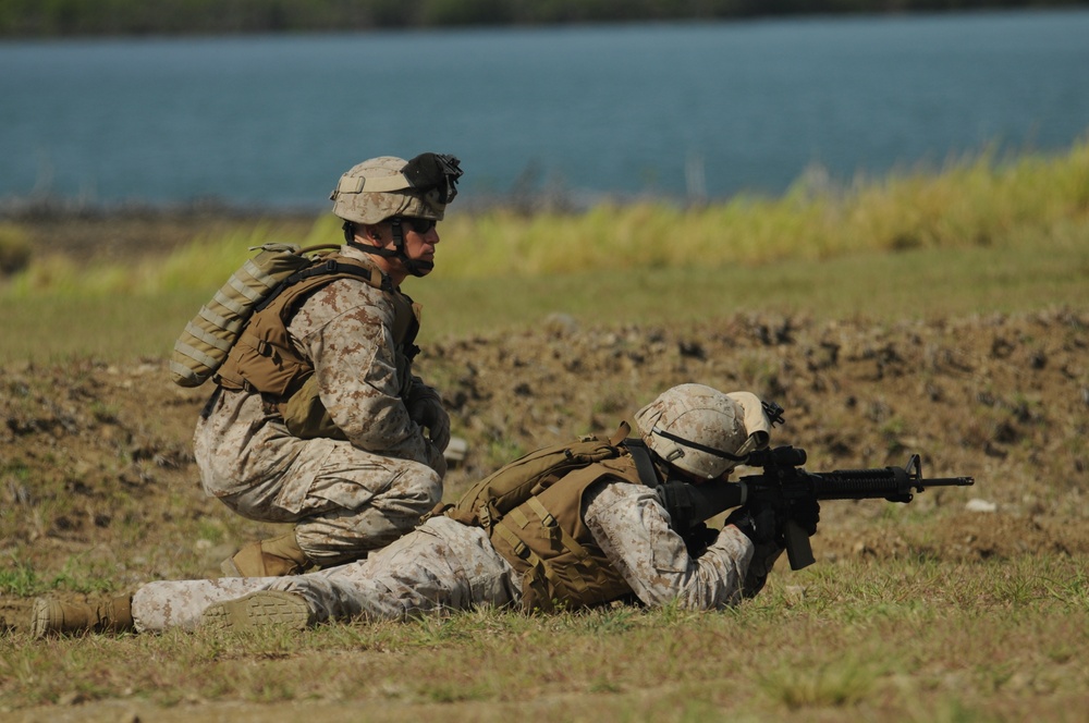 Marines at GTMO firing range