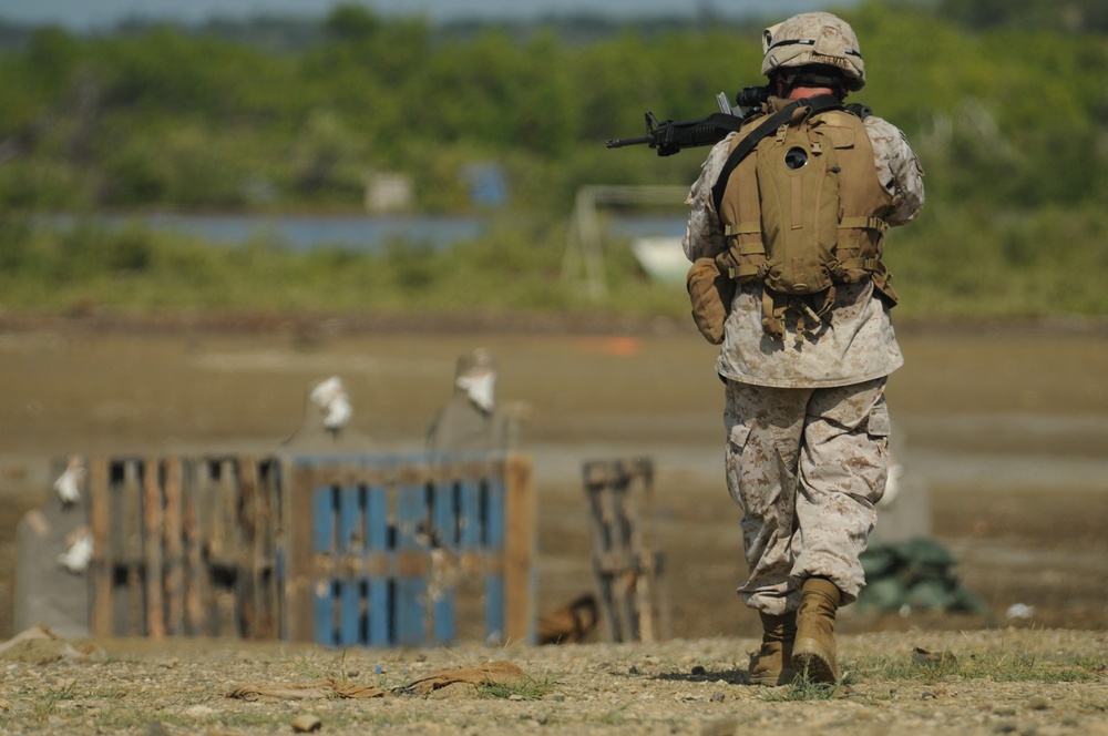 Marines at GTMO firing range