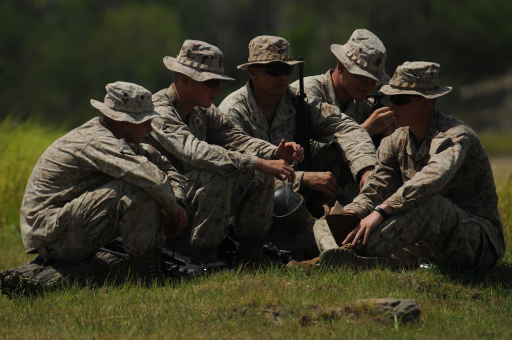 Marines at GTMO firing range