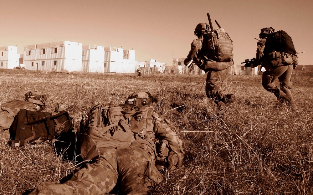 ADF soldiers train at UOTF during Talisman Sabre 2011