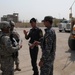 1st Battalion, 7th Field Artillery Regiment Soldiers prepare for a patrol with 1st Federal Police Division counterparts