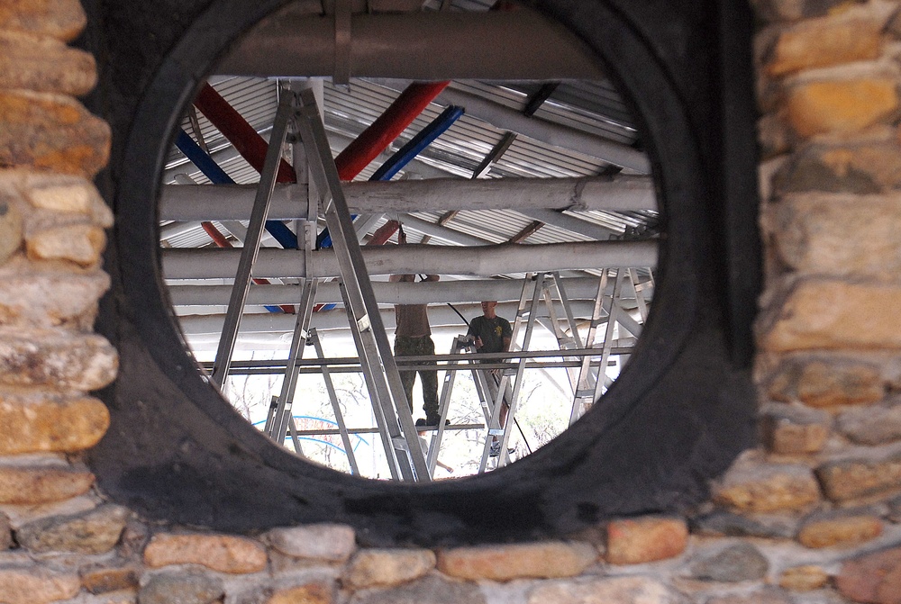 US, ADF help restore St. Christopher's Chapel