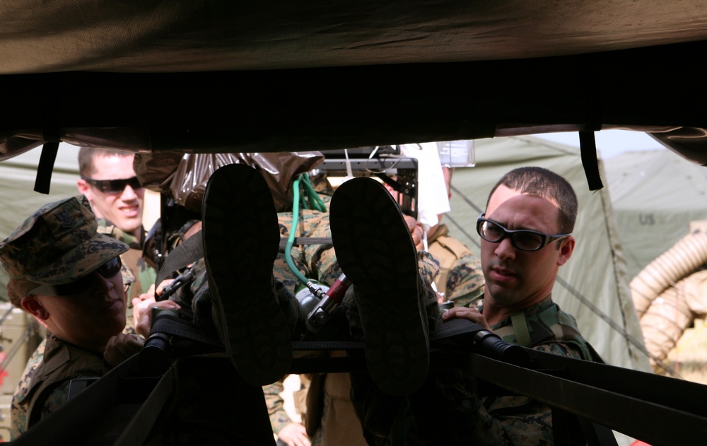 4th Medical Battalion provides 'FRSS Aid' during Agile Spirit 2011