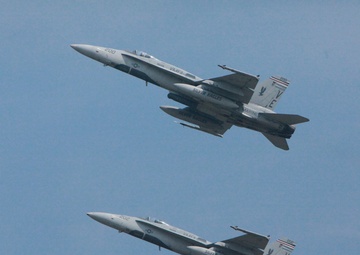 One last ride; Robinson takes to skies with same squadron his career started