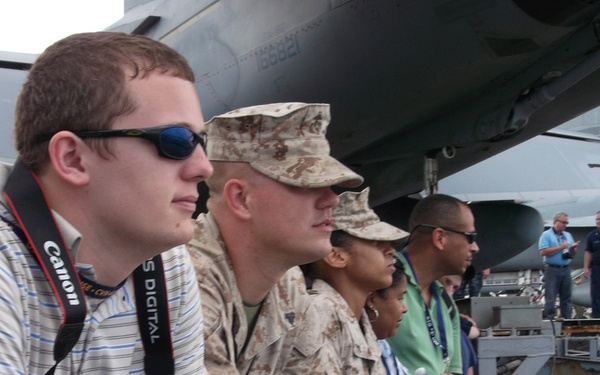 Enterprise participates in Tiger Cruise